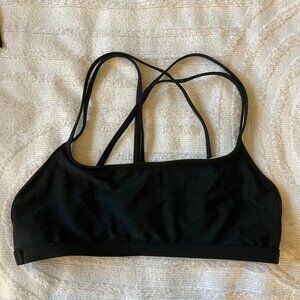Swim Outlet strappy black bikini top
